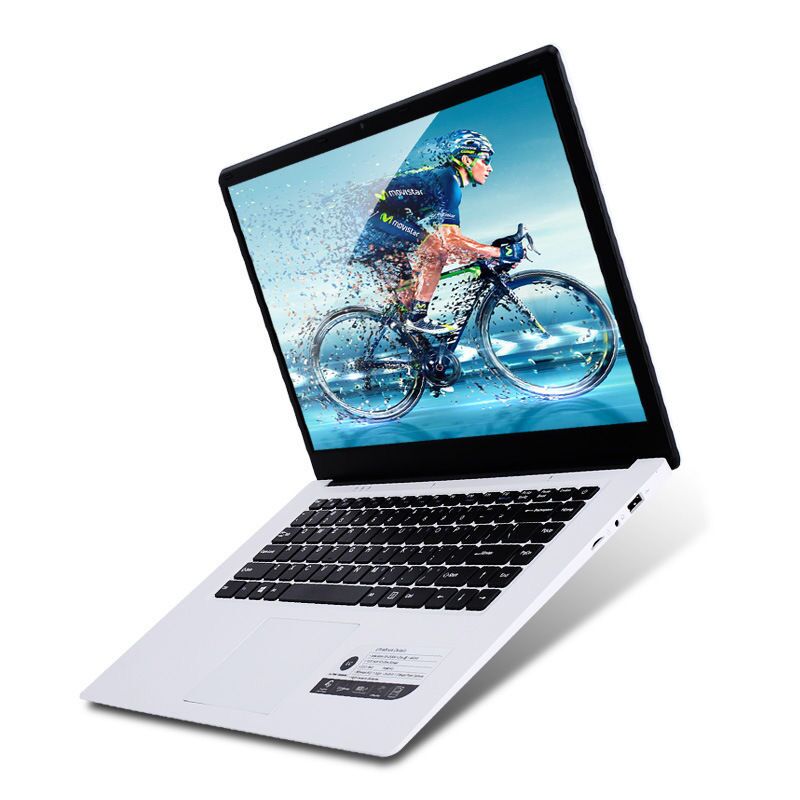 China OEM Factory 14 Inch Notebook 128GB 256GB  512GB SSD  Core quad cpu Laptop