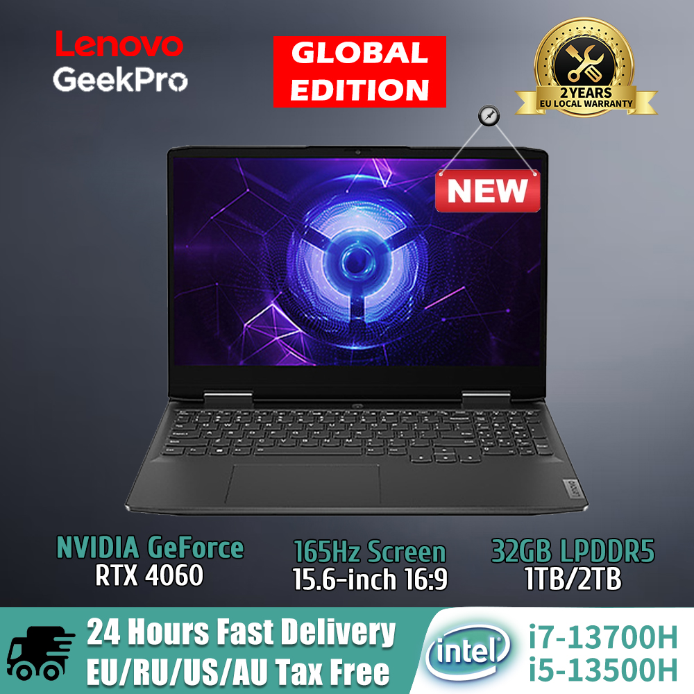 Lenovo GeekPro G5000 Gaming Laptop 13th Gen Intel Core I7-13700H/32GB/2TB SSD/RTX 4060/4050 8GB 15.6-inch Notebook PC 2023 New