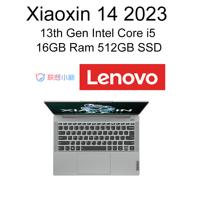 Big Brand Lenovo Xiaoxin 14 2023 Laptop PC With13th Gen Intel Cpu 16GB Ram 512 SSD 14 Inch FHD Matte Screen Windows 11 Pro