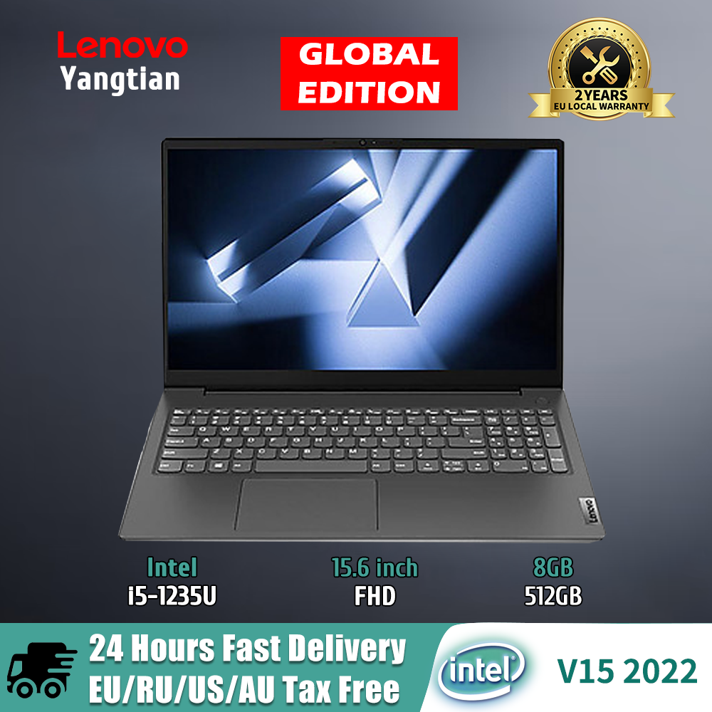 Lenovo Laptop Yangtian V15 Intel Business Notebook 12th i5-1235U 8G/512G SSD/UHD Graphics 15.6-inch FHD 300nit Laptop Lenovo