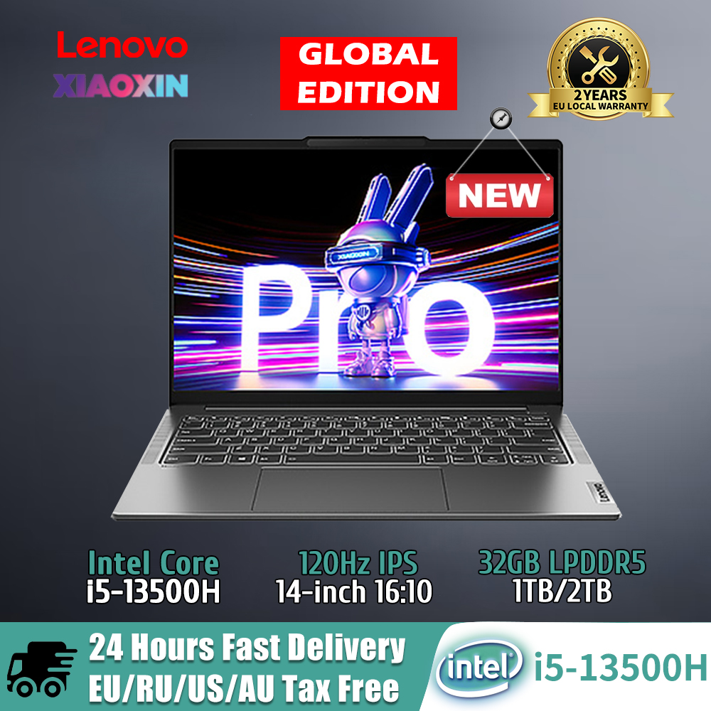 2023 Lenovo Xiaoxin Pro14 Laptop 13th Gen Intel i5-13500H 16G/32GB RAM 1TB/2TB SSD 14-Inch Backlit Keyboard Notebook Computer PC